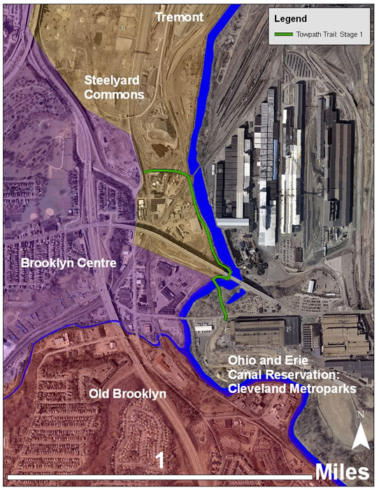 Towpath Trail Stage 1 Aerial View