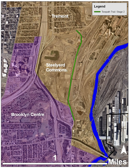 Towpath Trail Stage 2 Aerial View